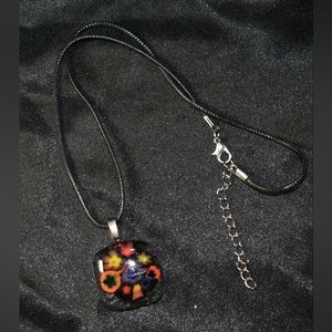 Multi Colored Glass Pendant